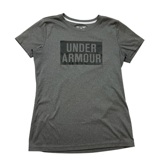 Under Armour HeatGear Gray T-Shirt - Picture 1 of 6